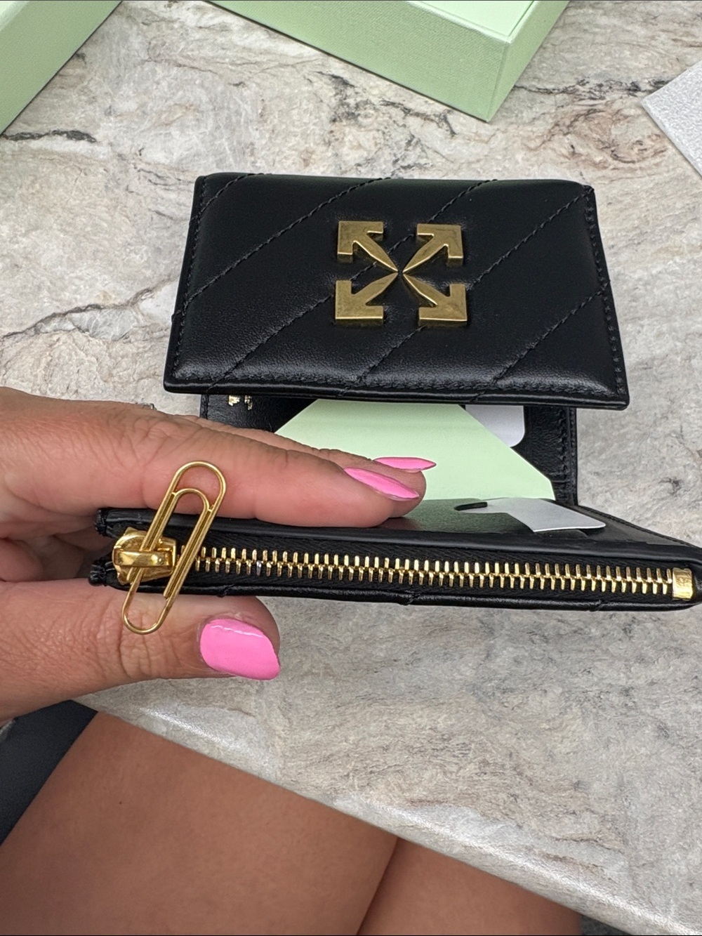 New Black Jackhammer French Wallet - Picture 4 of 5